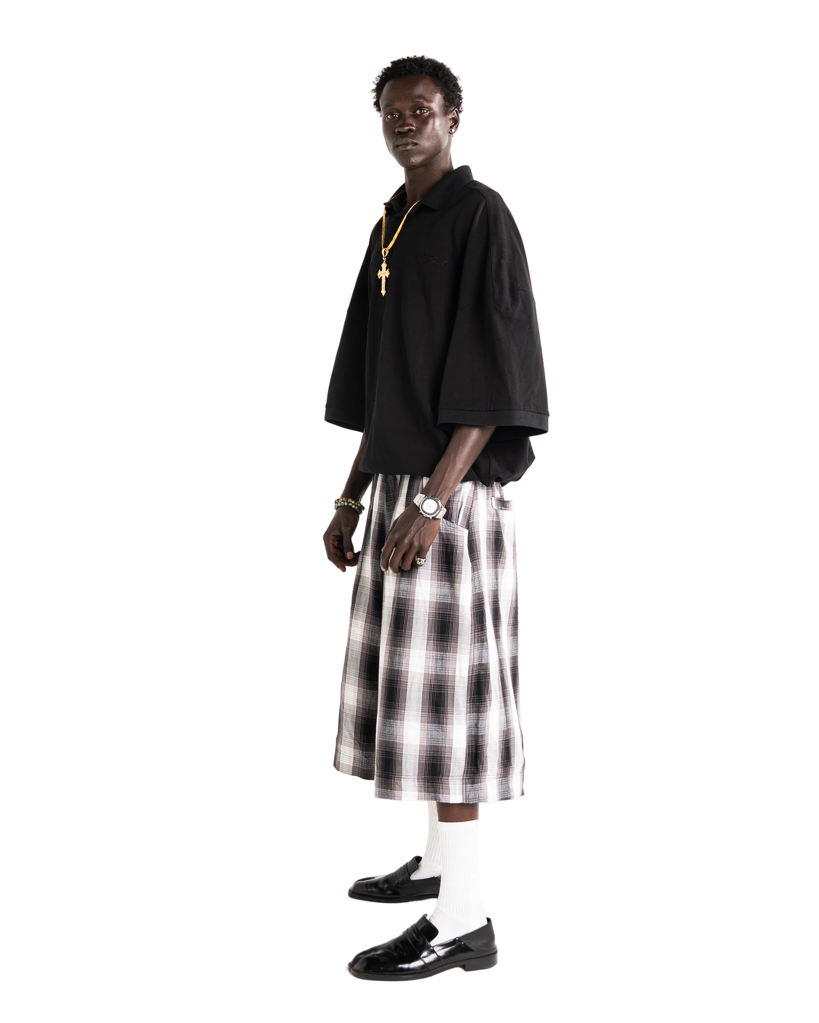 Black Chicano Shorts
