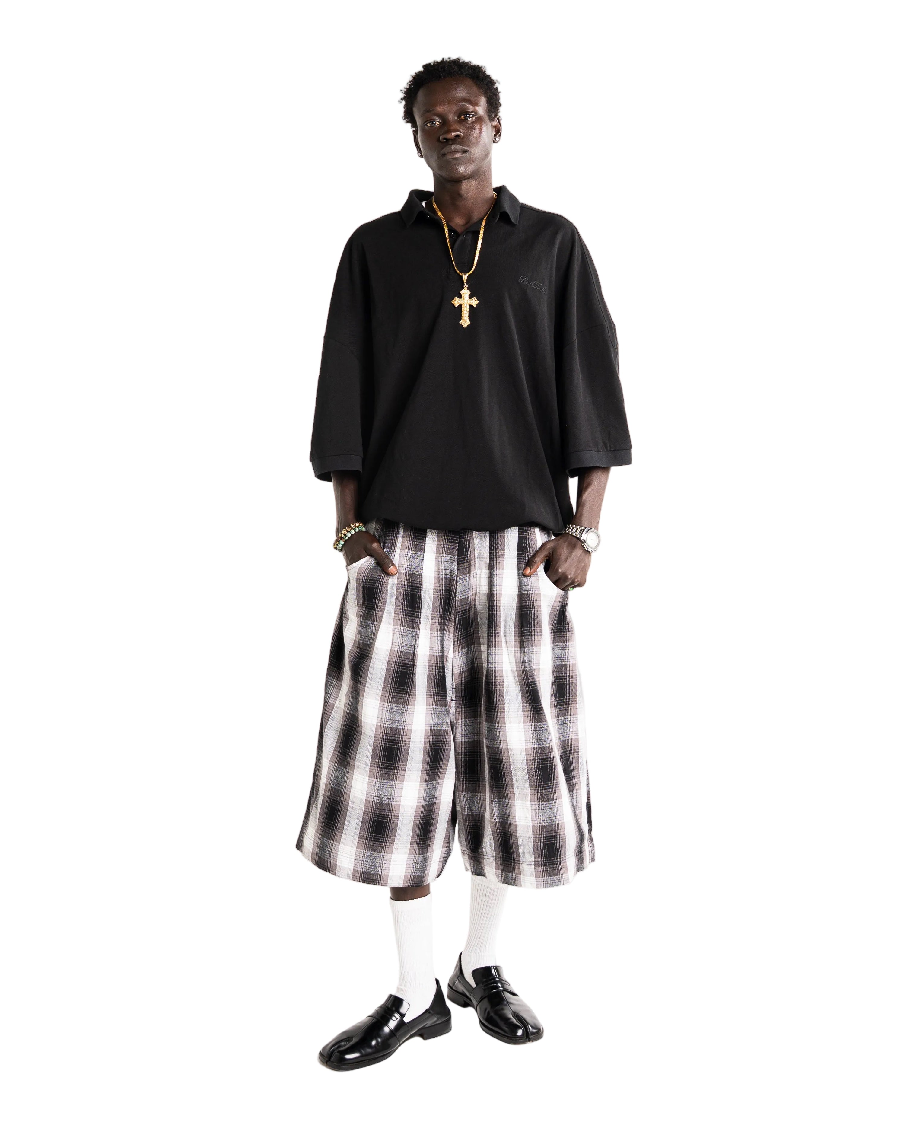 Black Chicano Shorts